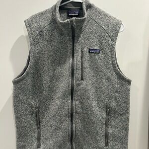 Patagonia Men's Heather Gray Better Sweater Fleece Vest